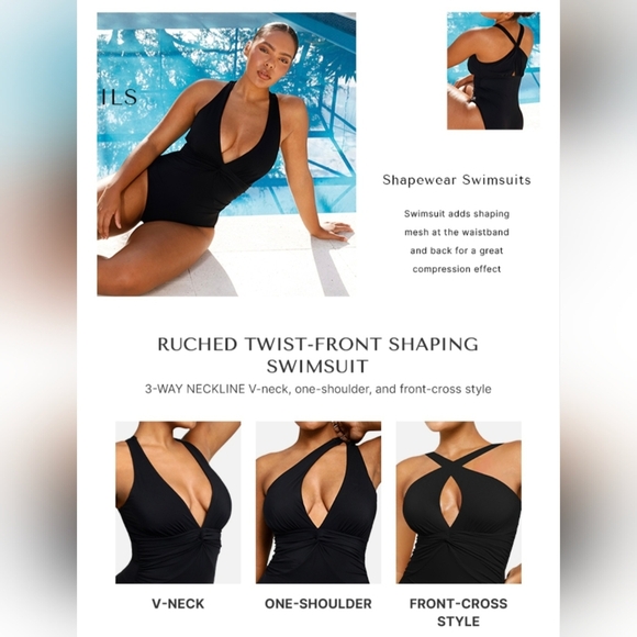 SHAPELLX Women's One Piece Swimsuit #882 - Picture 10 of 14